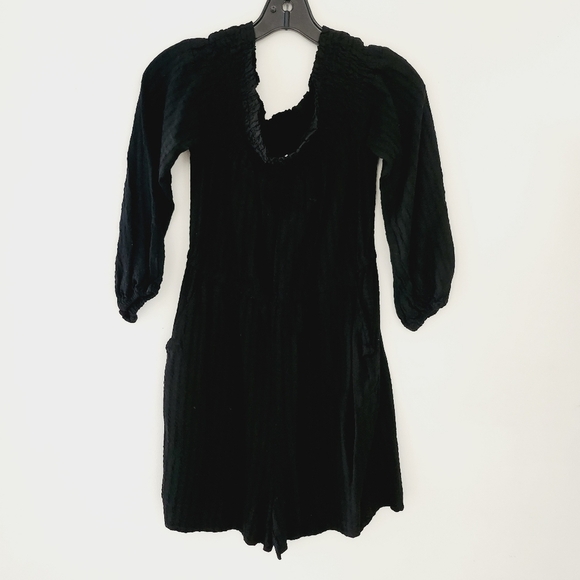 ANTHROPOLOGIE AMADI long sleeves off the shoulder romper - Picture 3 of 13